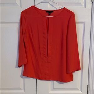 Express Women's Vibrant Red Blouse